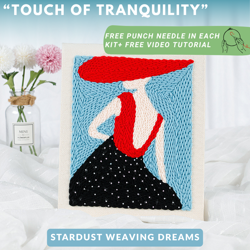 Urban Lady – Punch Needle Kit Celebrating Modern Feminine Grace