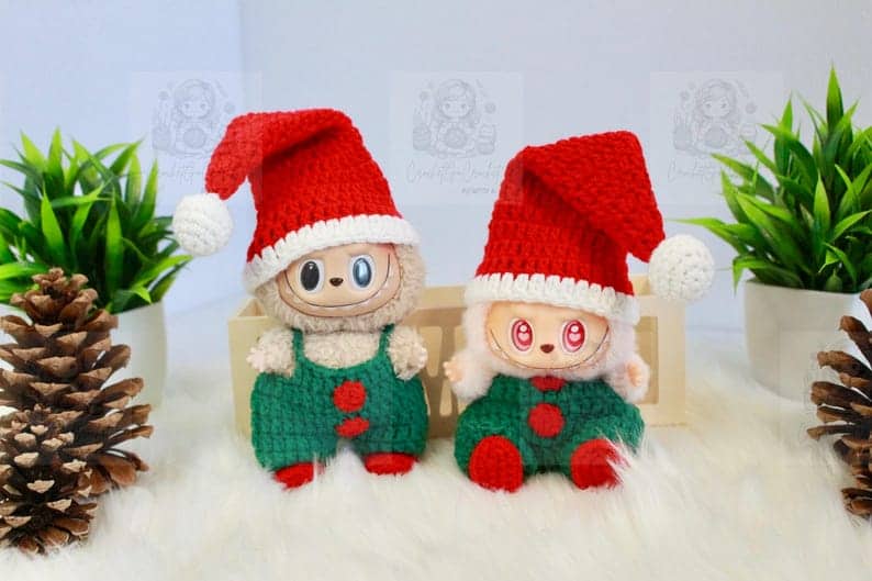 Labubu Kleid Amigurumi Kuscheltier Labubu Kleidung