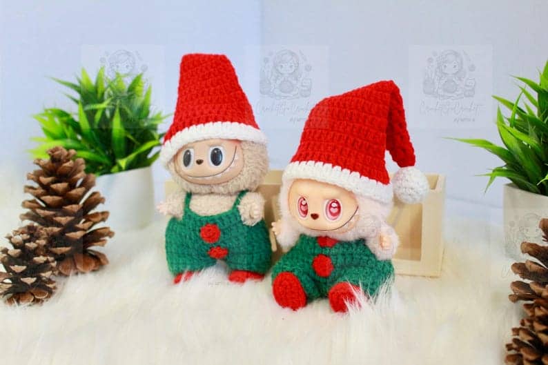 Labubu Kleid Amigurumi Kuscheltier Labubu Kleidung