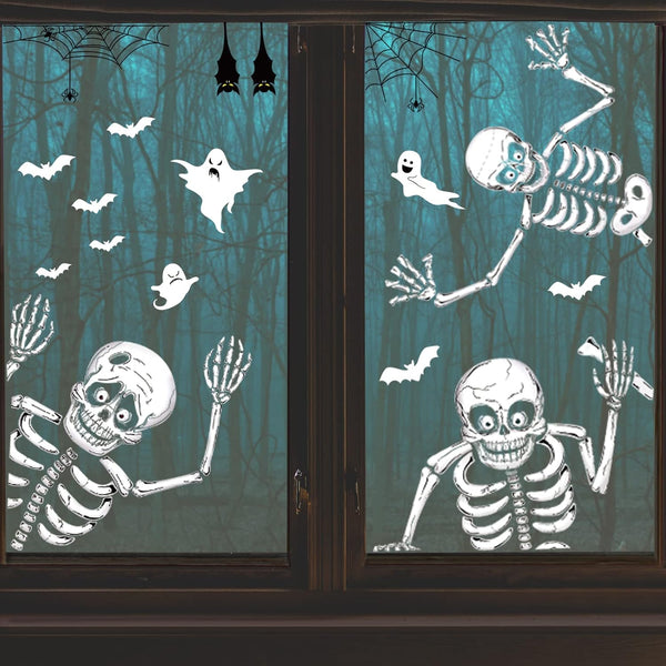 Double Side Window Stickers Removable Glass Decals