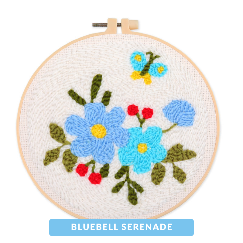 Round Punch Needle Kits – Beginner-Friendly DIY Embroidery for Relaxing Wall Art