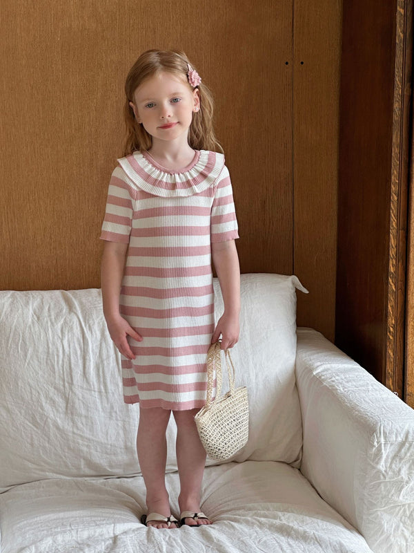 Girls striped dress