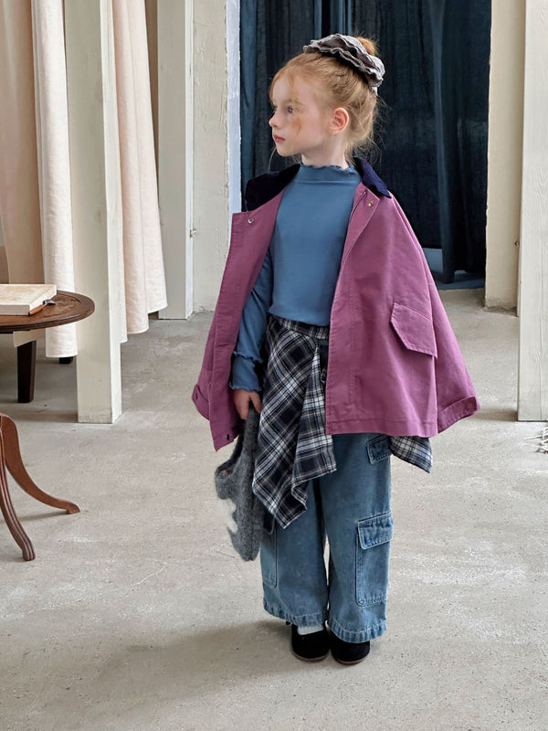 Girls Tooling Jacket Casual Jacket Top