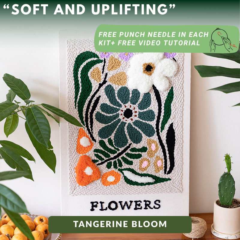 Large-Scale Garden Punch Needle Kits