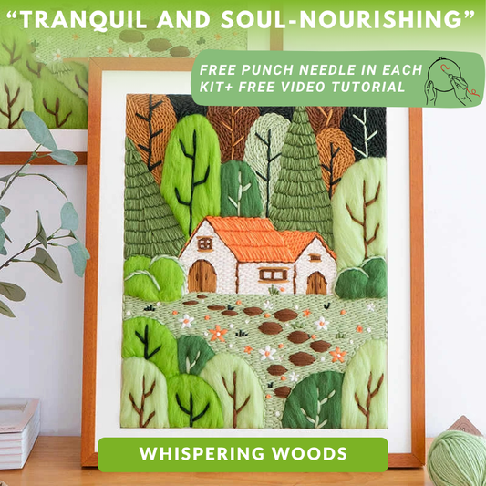 Whispering Woods Punch Needle Kits