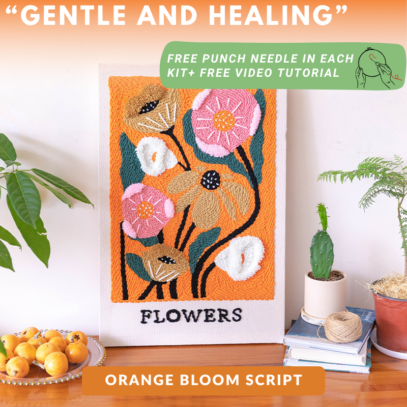 Large-Scale Garden Punch Needle Kits